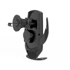 Maxlife car holder for air vent MXCH-08 automatic with wireless charging black 15W Фото 3