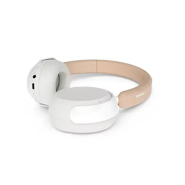 PHILIPS on-ear austiņas ar Bluetooth bērniem, balta/dzintara Foto 2