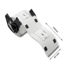 Qoltec Tape for BROTHER DK-11202 | 62mm x 100mm | 300 labels | White/Black print | Roll with holder Photo 3