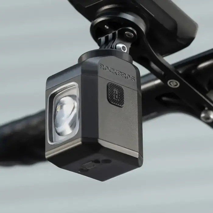 Rockbros M8 1600lm front bike light with remote control 10m rechargeable 4000 mAh - black Foto 2