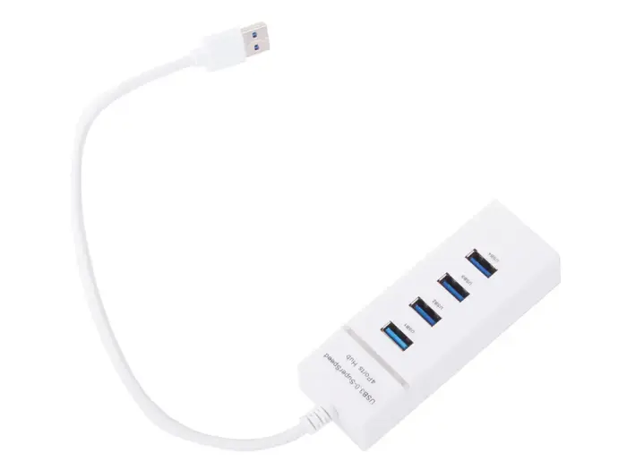 Fusion Hub usb 3.0 порт разветвитель 4 порт разветвитель адаптер | белый Фото 2
