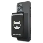 Karl Lagerfeld KLWMSCHSFBK Wallet CardSlot Saffiano Choupette Head MagSafe black Foto 1