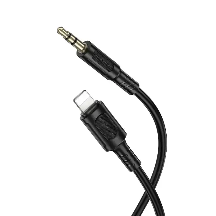 Borofone Cable AUX BL25 Nice - Lightning to jack 3,5mm - 1 metre black Photo 2