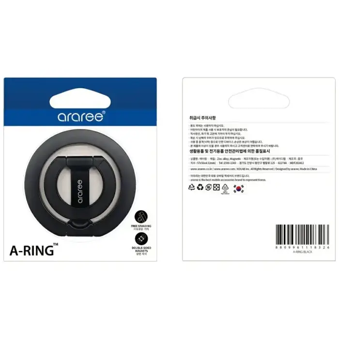 Ring stand Araree A-Ring MagSafe GripTok black Foto 10