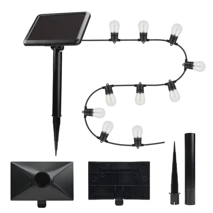 Forever Light LED Solar Garland SUNARI FLS-60 7,5m 10 bulbs IP44 Foto 4