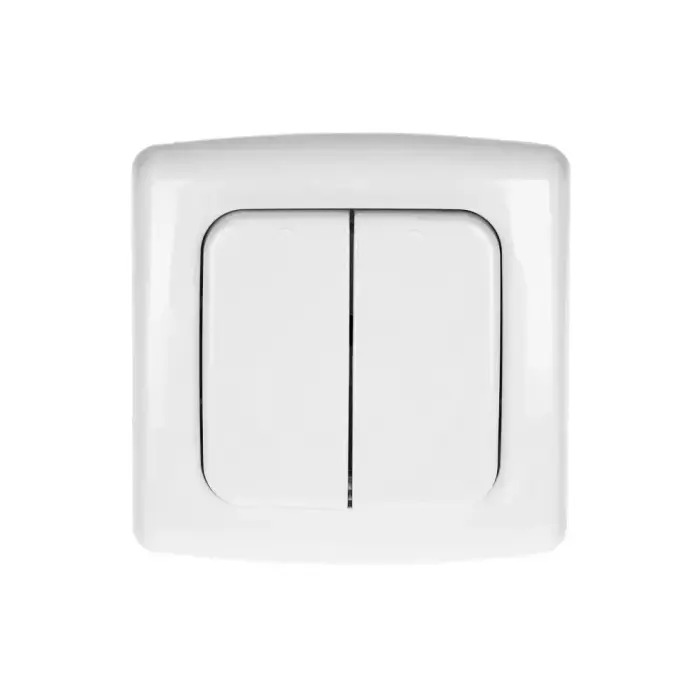Switch with 2 channels and radio transmitter, used for wireless control of flush-mounted switches and sockets (OR-SH-1751) Photo 2