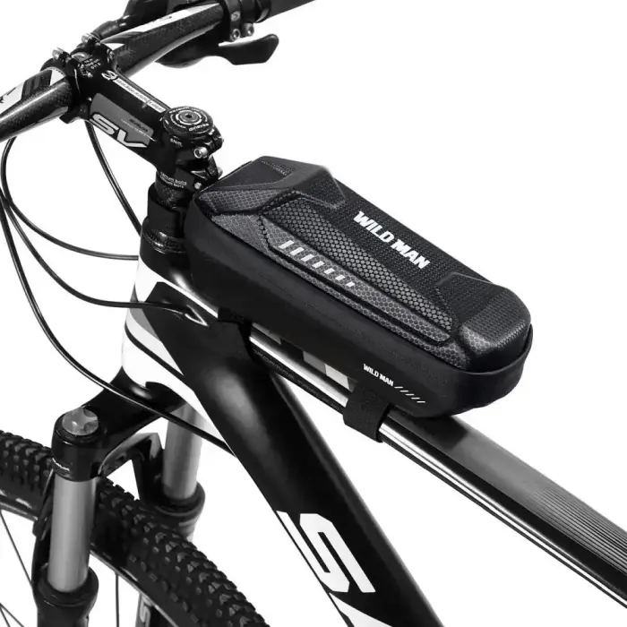 WILDMAN traveling bag for bike frame with zipper 1L ES5 black Photo 9