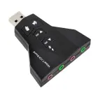 Fusion sound card USB | 7.1 | Adjustable Volume | Microphone Photo 3