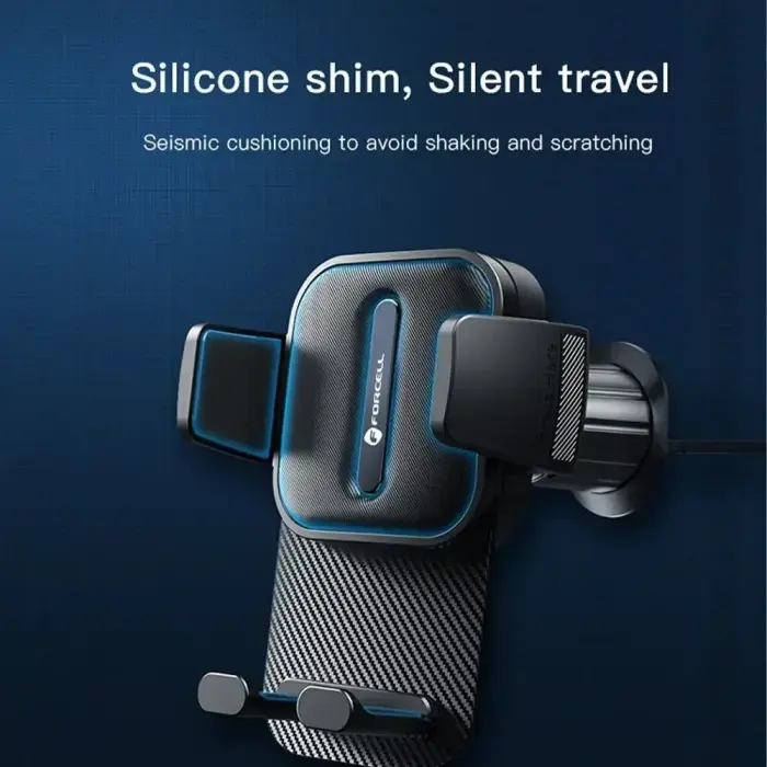 Car phone holder Forcell F-Grip Guardian AV air vent black Photo 14