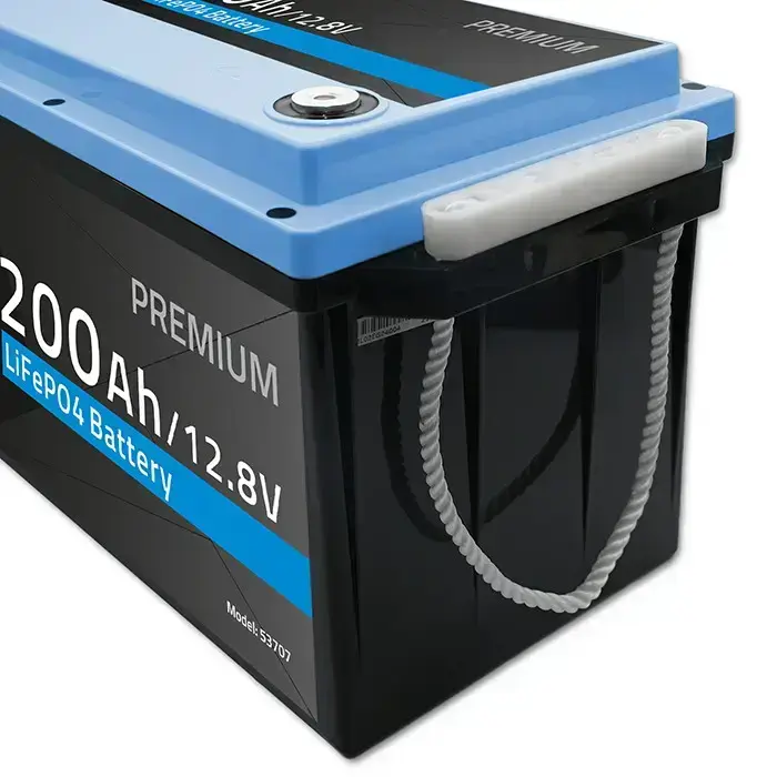 Qoltec LiFePO4 lithium iron phosphate battery | 12.8V | 200Ah | 2560Wh | BMS Foto 4