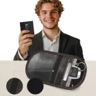 KLATKA FARADAYA TECH-PROTECT KLR100 POUCH KEYLESS RFID SIGNAL BLOCKER CASE BLACK/RED Foto 3