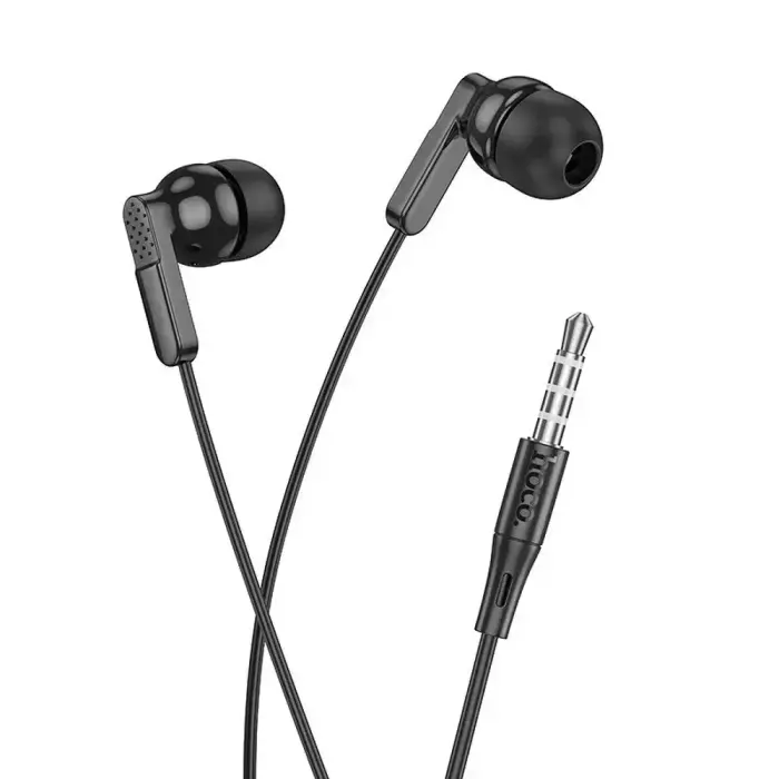 Wire earphones Jack 3,5 mm Hoco M121 black Foto 3