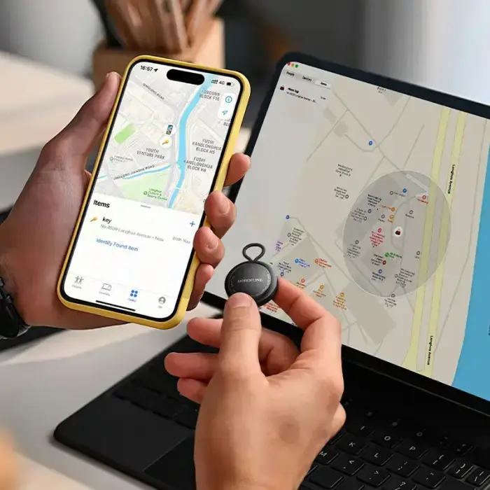 Borofone Tracker BC104 Intelligent (Apple only) black Foto 7
