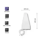 Qoltec 4G LTE Antenna | 18 dBi | Outdoor Фото 3