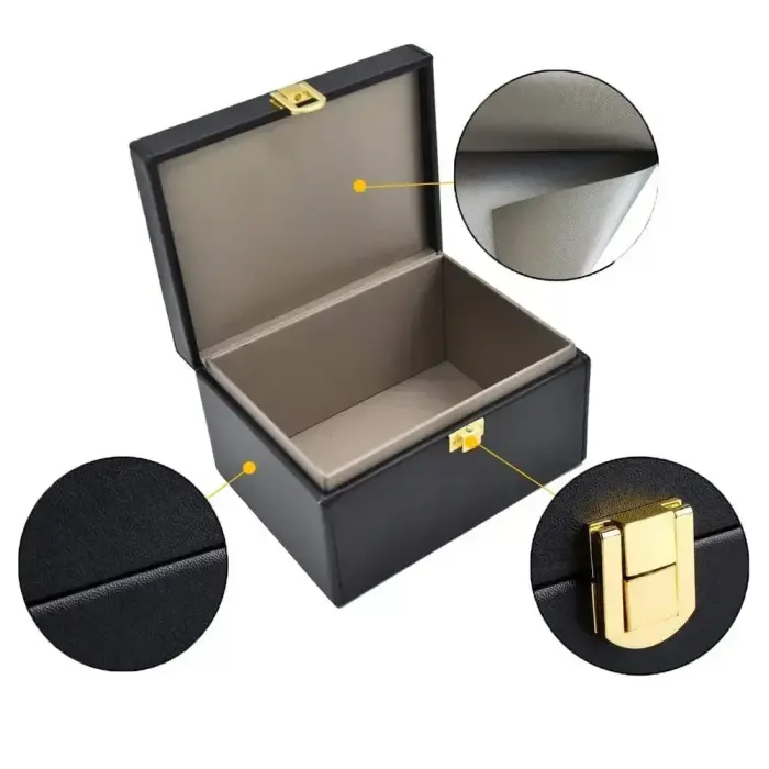 Signal blocking chest Radio blocking Faraday Box for car keys smartphone black Foto 11