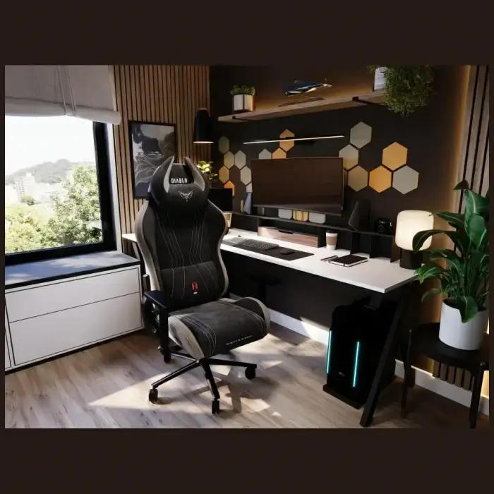 Gaming chair Diablo Chairs X-Horn 2.0 Normal Size black/camel Фото 7