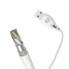 Dudao L4M провод для передачи данных и зарядки | USB-A на Micro USB | 12W | 2m | белый Фото 7