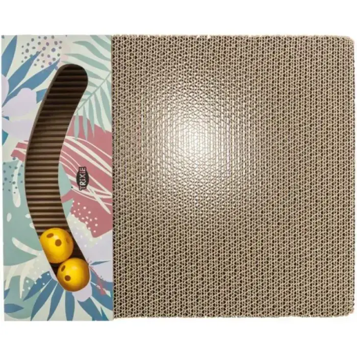 Nagu asināmais - Trixie Scratching cardboard with toys, 38 x 5 x 30 cm Foto 3