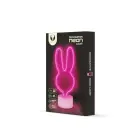 Neon LED on stand RABBIT pink USB-C FSC-10 Forever Light Foto 7