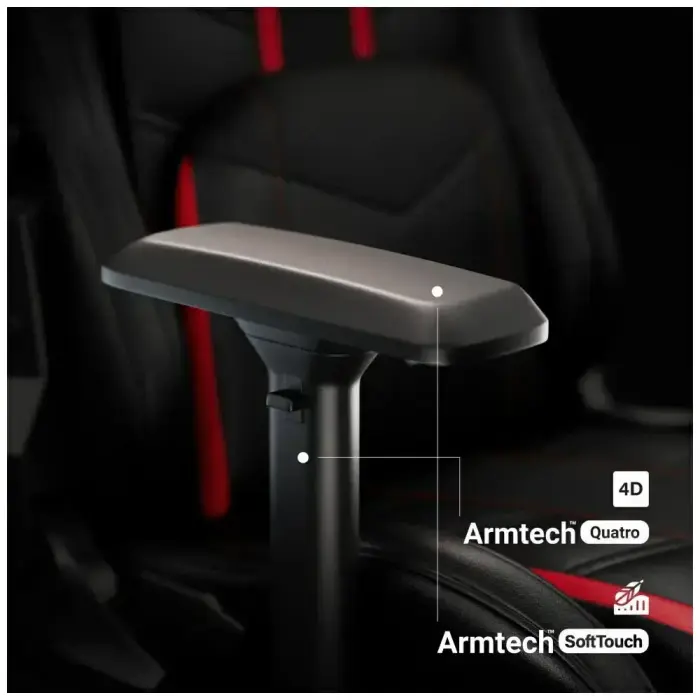 DIABLO X-RAY >normal< chair black-red Фото 8