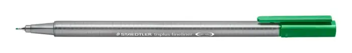 Flomasterveida pildspalva STAEDTLER TRIPLUS fineliner, 0.3mm, zaļa tinte Фото 3