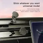 Magnetic car phone holder Forcell F-Grip IronSecure windshield / dashboard black Photo 11