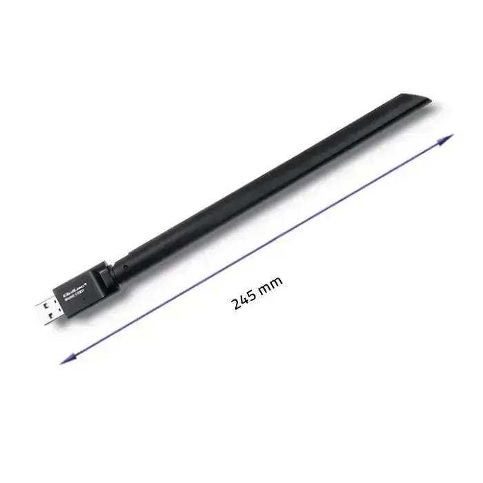 Qoltec Wireless adapter WiFi USB with antenna | standard N Фото 4