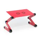 Desk for laptop uniwersal adjustable with cooling YL-803 red Фото 1