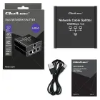Qoltec Splitter Ethernet mini SWITCH 1x3 RJ45 | 1000Mb/s | USB-C | Aluminium Foto 17