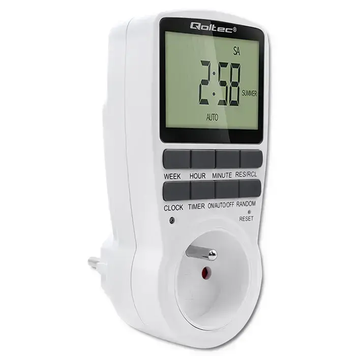 Qoltec Electronic Timer PC0628 | 3680W | 16A | LCD Фото 14