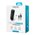 Зарядка для автомобиля Forever M02 | 5W | USB-A, Lightning | с кабелем Lightning в комплекте | черная Фото 7