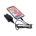 Maxlife MXTC-01 travel charger | 10W | USB-A | with Micro USB cable included | black Photo 4