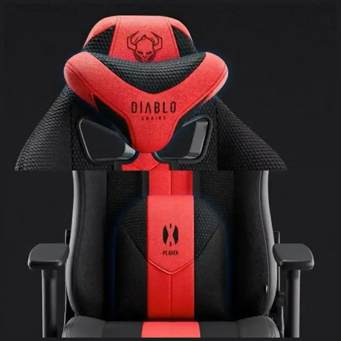 Gaming chair Diablo Chairs X-Player 2.0 King Size crimson/anthracite Фото 5