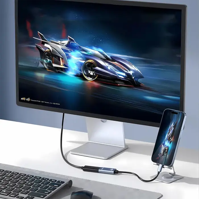 Wozinsky WACH-01 USB-C - HDMI 4K 60Hz Adapter - Black Фото 10