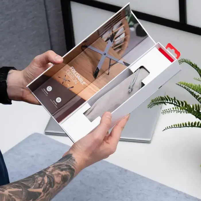 Desk holder for laptop / tablet foldable Forcell F-Grip Fold Stand X Pro gray Photo 6