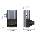 Wozinsky WAYGS1 USB-C Adapter for Garmin Smartwatch - Gray Фото 3