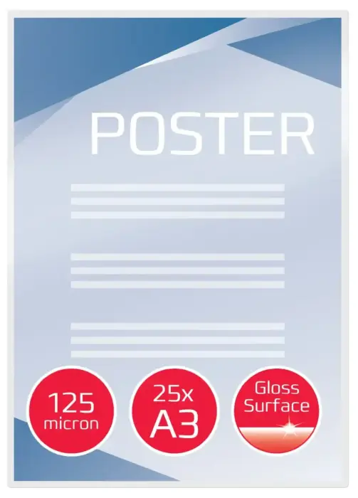 Kabatiņas laminēšanai GBC Document™ Pouch Gloss A3 125 mikroni Foto 2