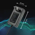 Qoltec Automatic charger for AGM GEL STD 6V 12V battery | 1.5A | Rectifier with LED indicator Foto 8