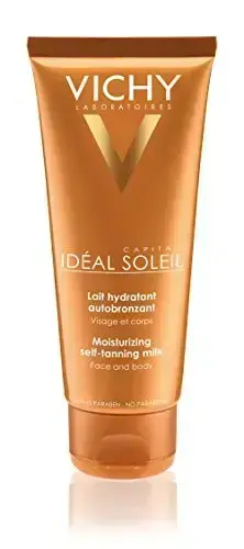 Vichy Capital Soleil Hydra-Bronzing Self-Tanning Milk Face and Body 100ml Фото 4