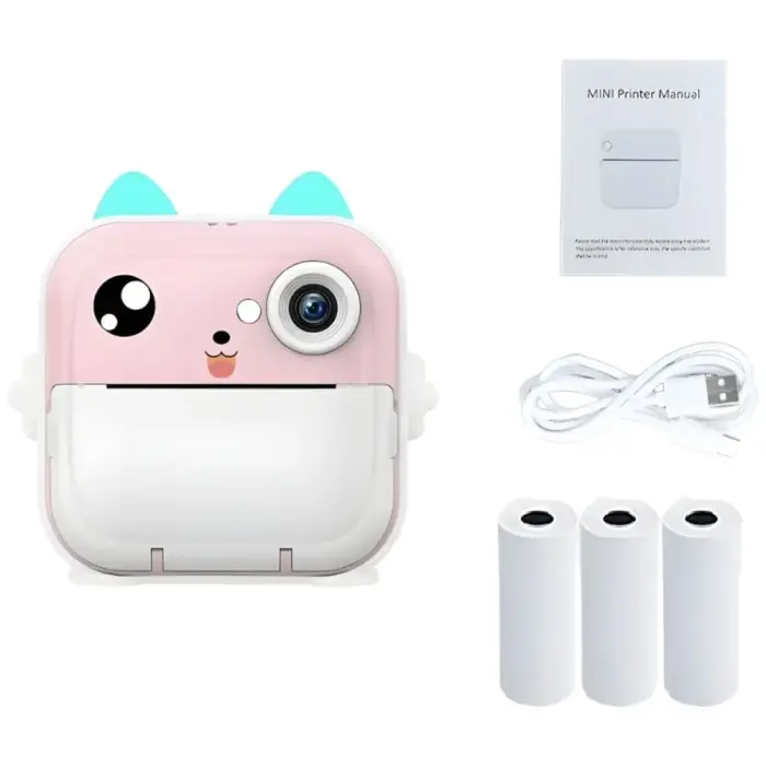 Instant camera for children MajesticLine rozā Foto 8