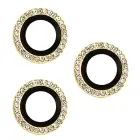 Tempered Glass HARD DIAMOND for camera (LENS) for Iphone 14 Pro/14 Pro Max gold (lens 3 pieces) Foto 1