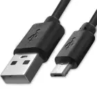 Qoltec USB A male | micro USB B male | 0.5m | BULK cable Фото 1