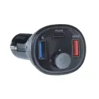 ART transmiter FM bluetooth 5.0 + USB A QC3.0 + Typ C (total 30W) FM-73 black Фото 3