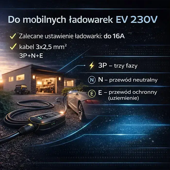 Qoltec Power adapter for EV chargers | CEE 16A 5-pin socket | 400V to 230V SCHUKO adapter | max 16A | 3.5 kW  Фото 5
