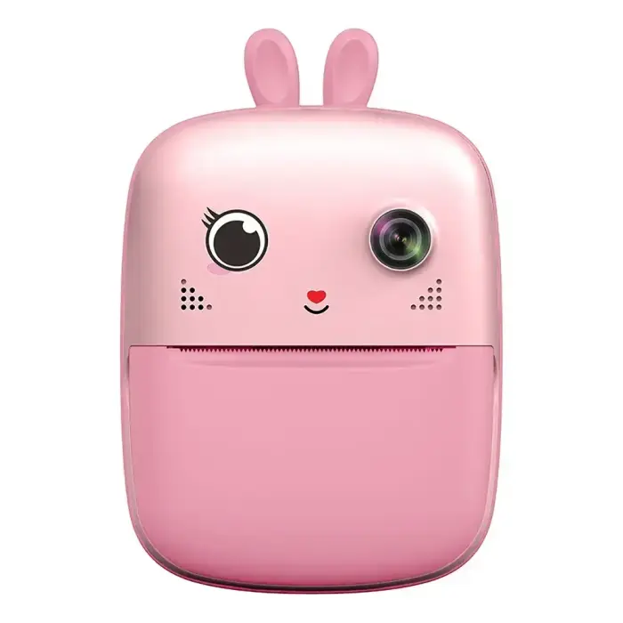 Mini Thermal Printer for Kids with Camera and Camcorder - Pink Фото 2
