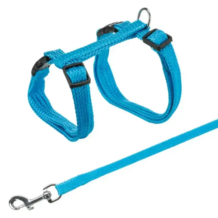Krūšu siksna ar pavadu kaķiem - Trixie Harness with Lead 22:42cm/10mm, Lead 1.25m. Foto 5