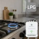 Qoltec Certified Propane-Butane Gas Leak Sensor | LPG detector | 85dB alarm | LED Foto 2