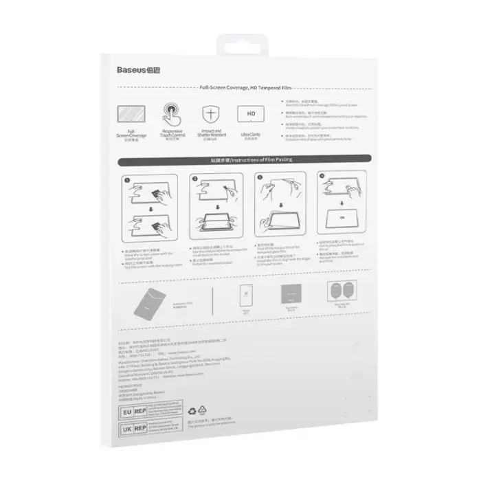 Baseus Crystal Tempered Glass 0.3mm for tablet Huawei MatePad Pro 11" Foto 10