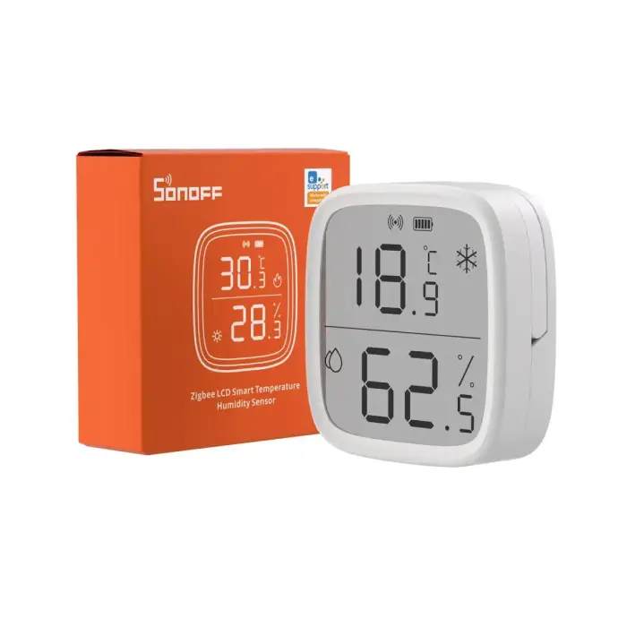 Belaidis ZigBee temperatūros ir drėgmės sensorius Sonoff SNZB-02D Foto 4