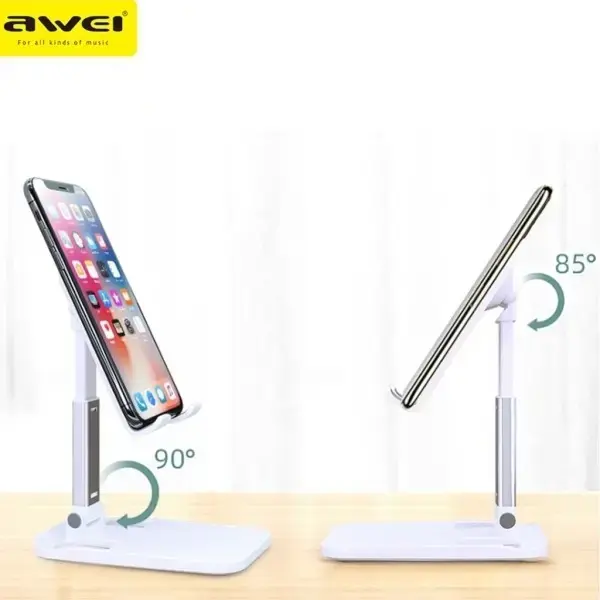 AWEI uchwyt biurkowy X11 biały|white Foto 2